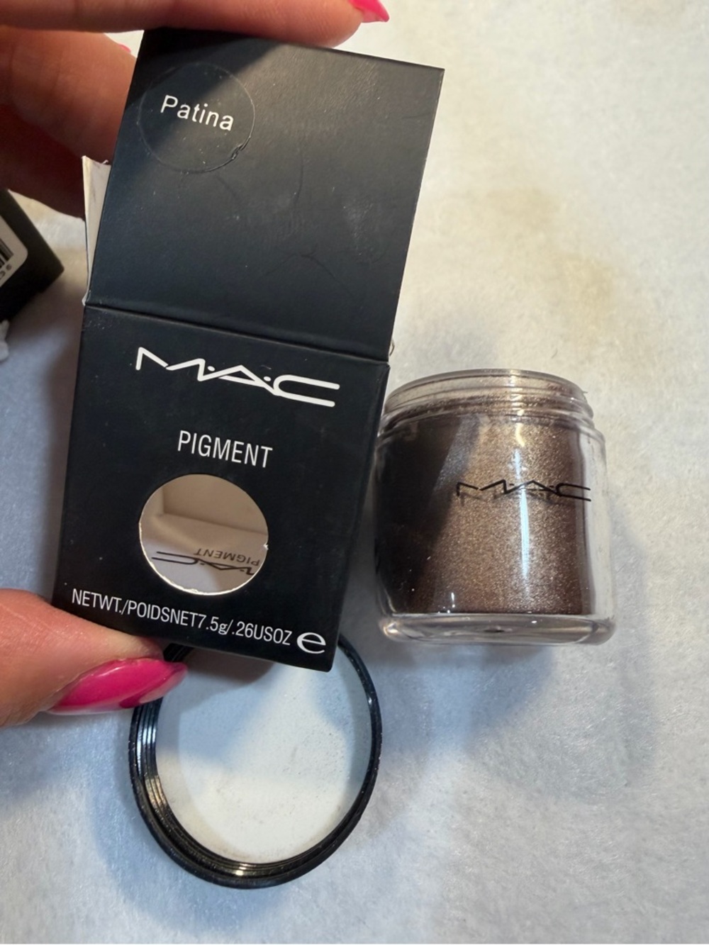 MAC Cosmetics Pigment Loose Eyeshadow - Patina Brown Shimmer New